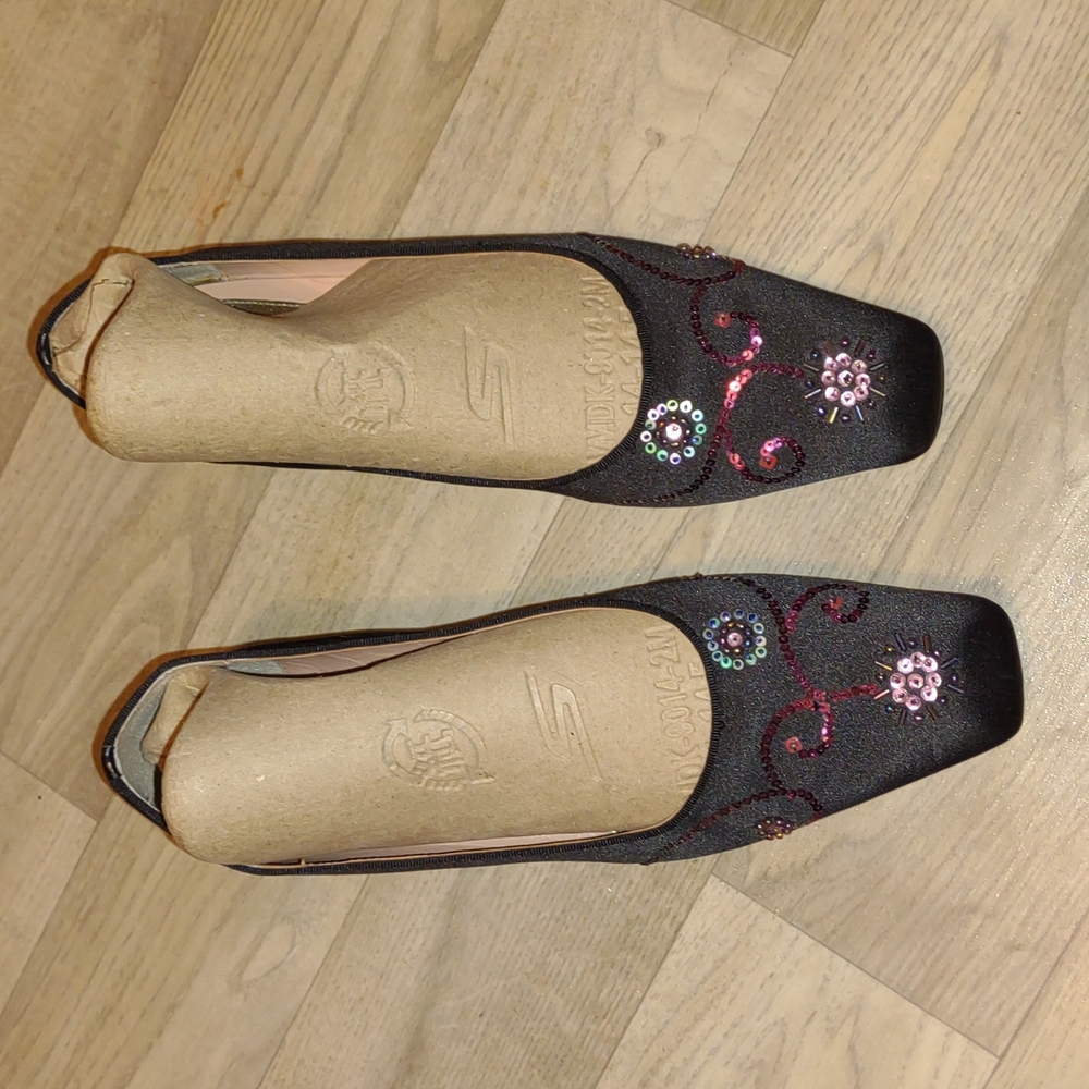👣MAXSTUDIO 👣Sequines Ball Shoes footwear. - Picture 4 of 16